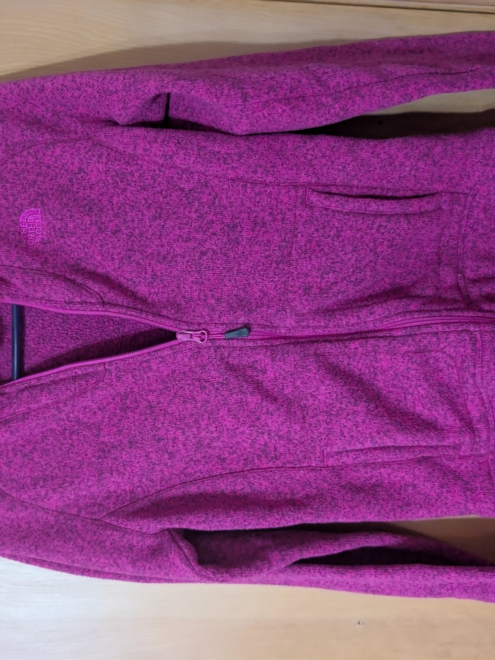 The North Face Pink/Magenta Full-Zip Fleece Jacket
